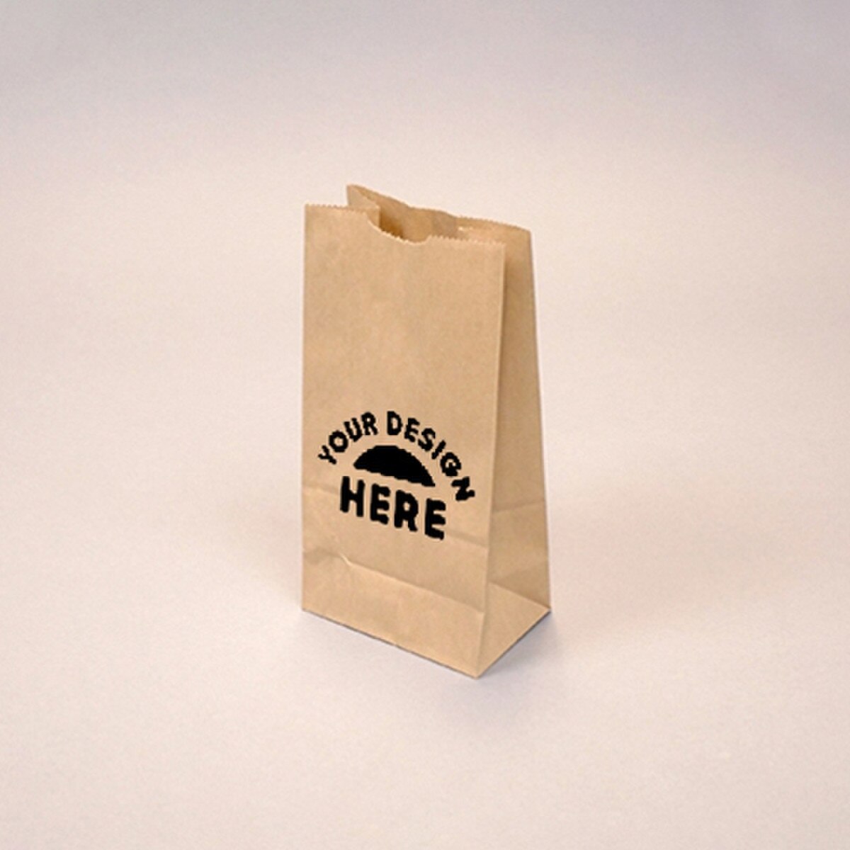 Custom-Printed Natural Kraft 4-lb G